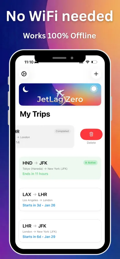 JetLagZero screenshot 5