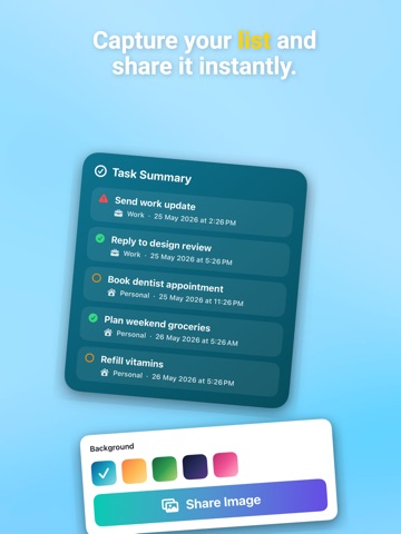 Daily Checklist: To Do iPad screenshot