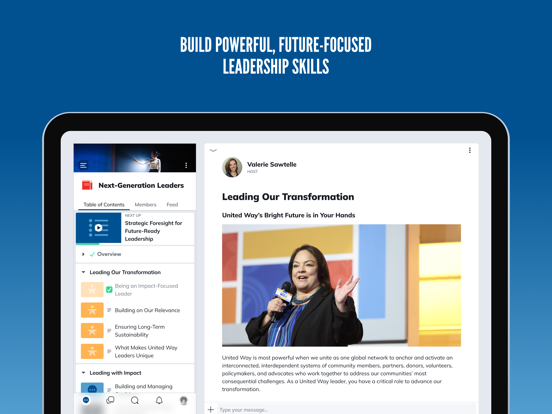 United Way Connect iPad screenshot 1 - Social Networking app