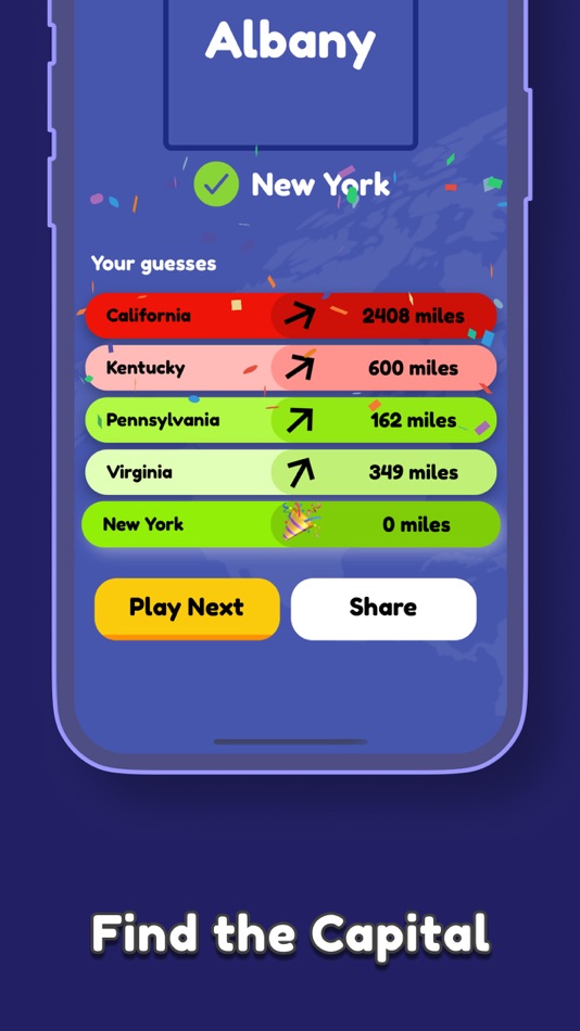 #5. Statele: Daily State Quiz Game (iOS) 由: Courtney & Company