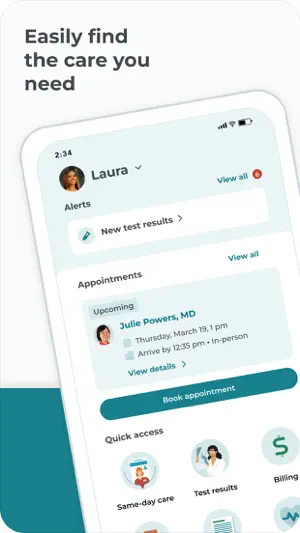 Sharp HealthCare screenshot 1