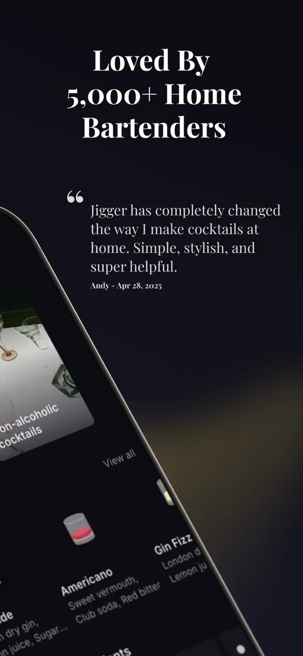 Screenshot #2 pour Jigger: Cocktail Drink Recipes