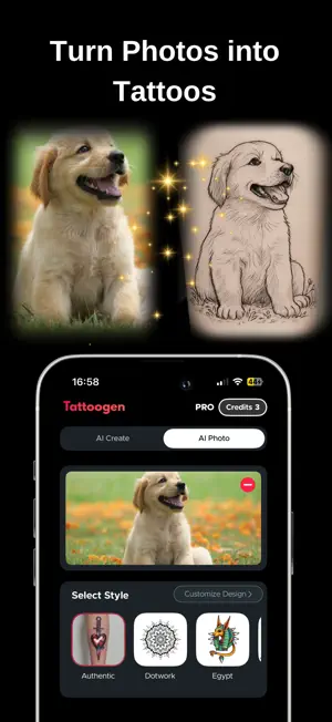 Tattoogen: AI Tattoo Designer screenshot 2