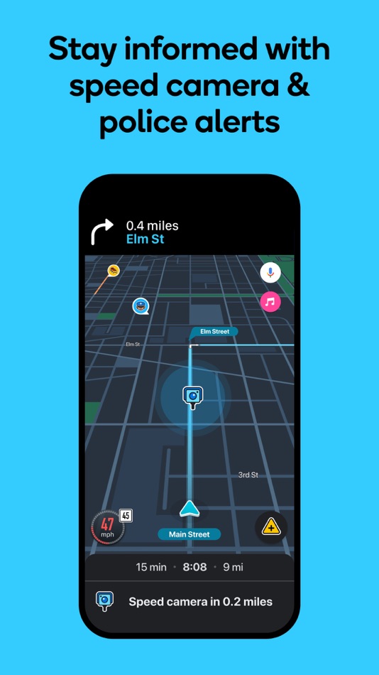 #3. Waze Navigation & Live Traffic (iOS) 由: Waze Inc.