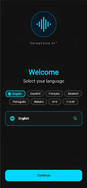 VersaVoice AI screenshot 1
