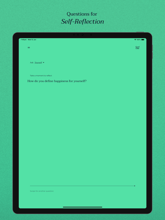 Good Chat iPad screenshot 7 - Games app