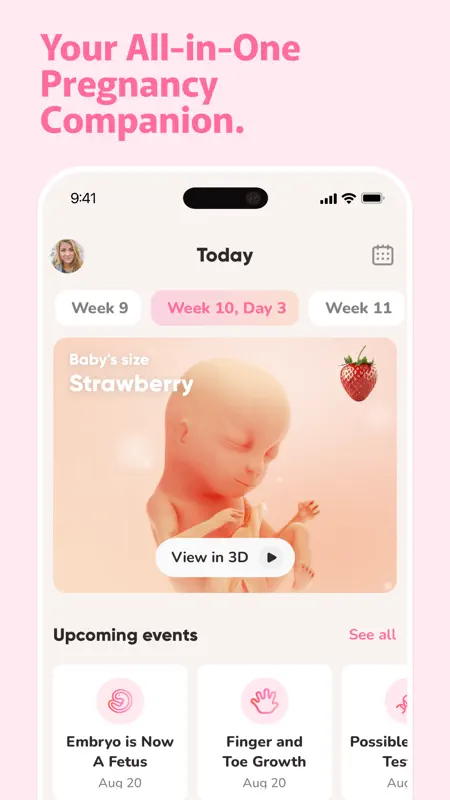 WeMoms - Pregnancy & Baby App screenshot 1 of 10