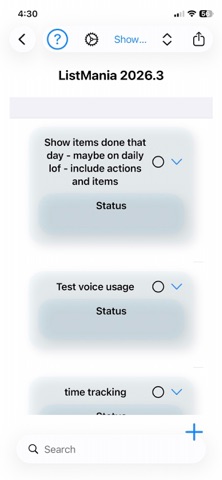 ListMania screenshot