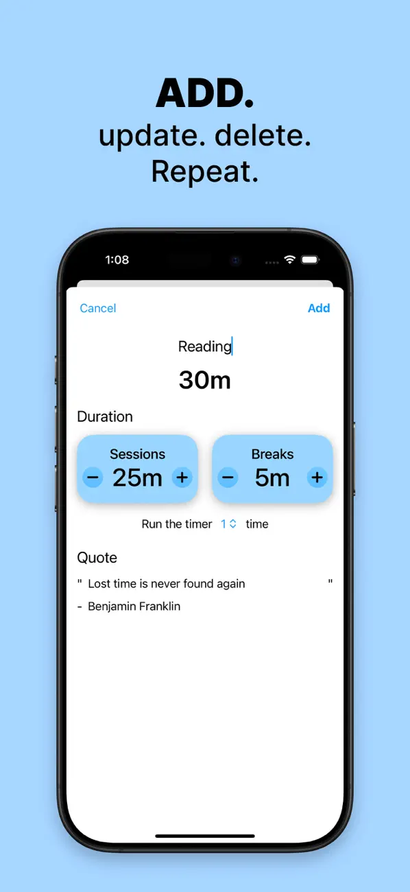 #4. Study Timer - Shadow Task (iOS) 作者: Curvachip LLC