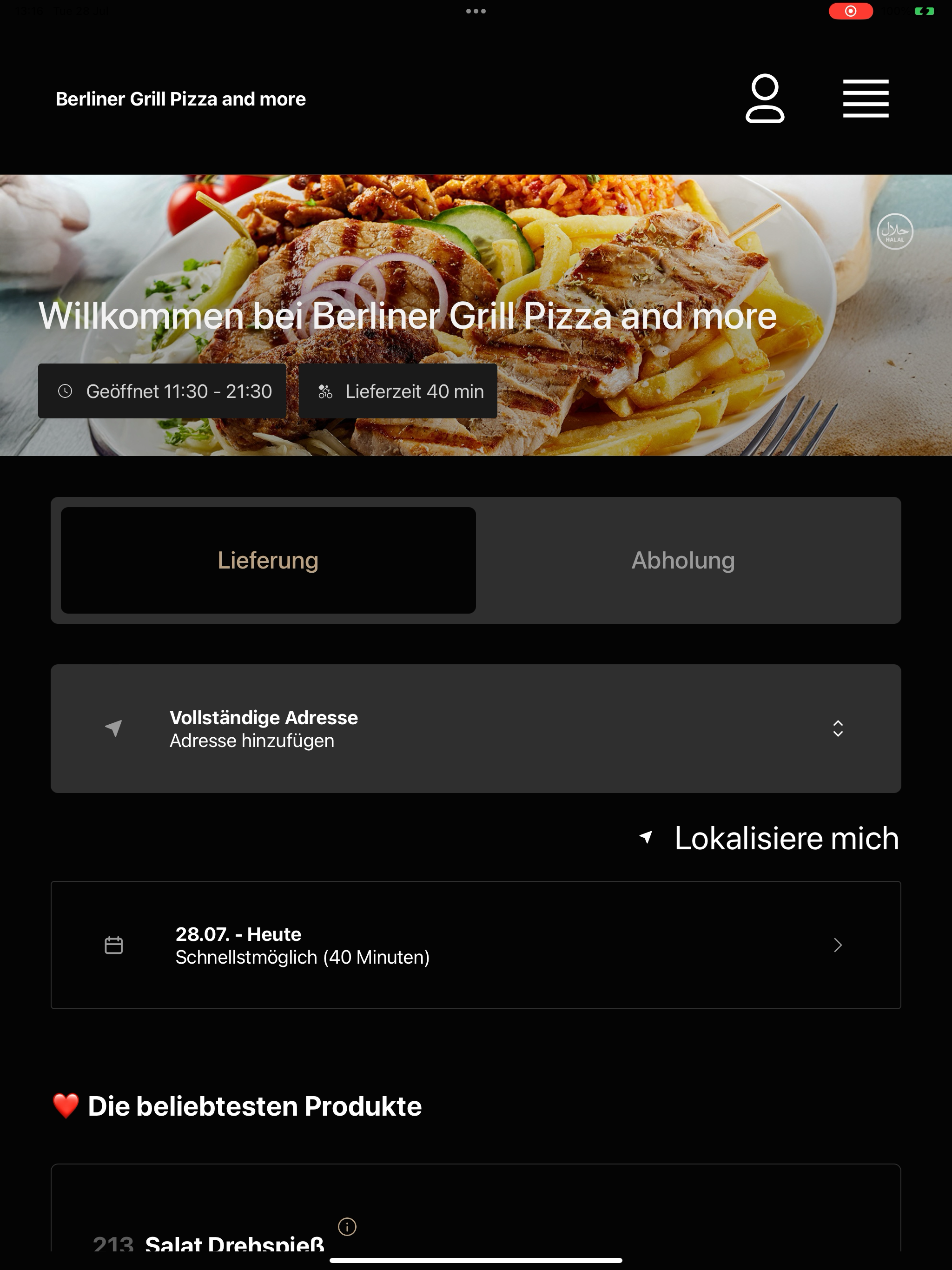 Berliner Grill Pizza and more screenshot 13