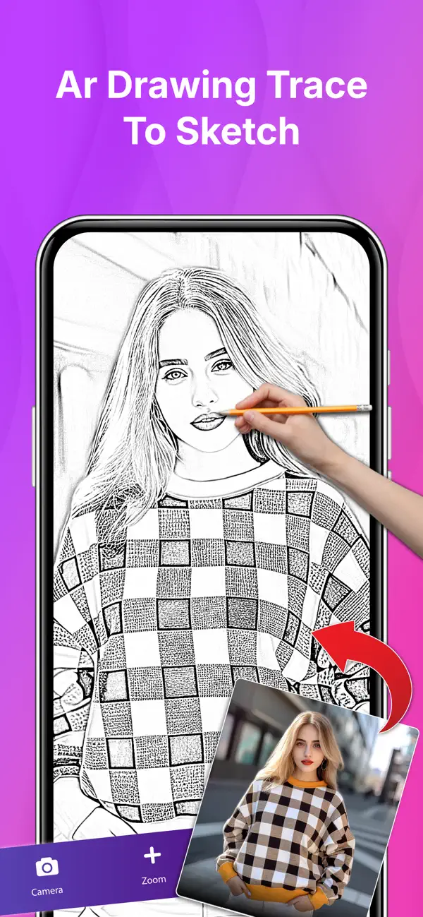 Screenshot #3 pour Photo To Sketch: Learn to Draw