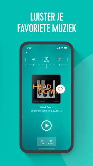 Screenshot von Qmusic auf dem iPhone 2