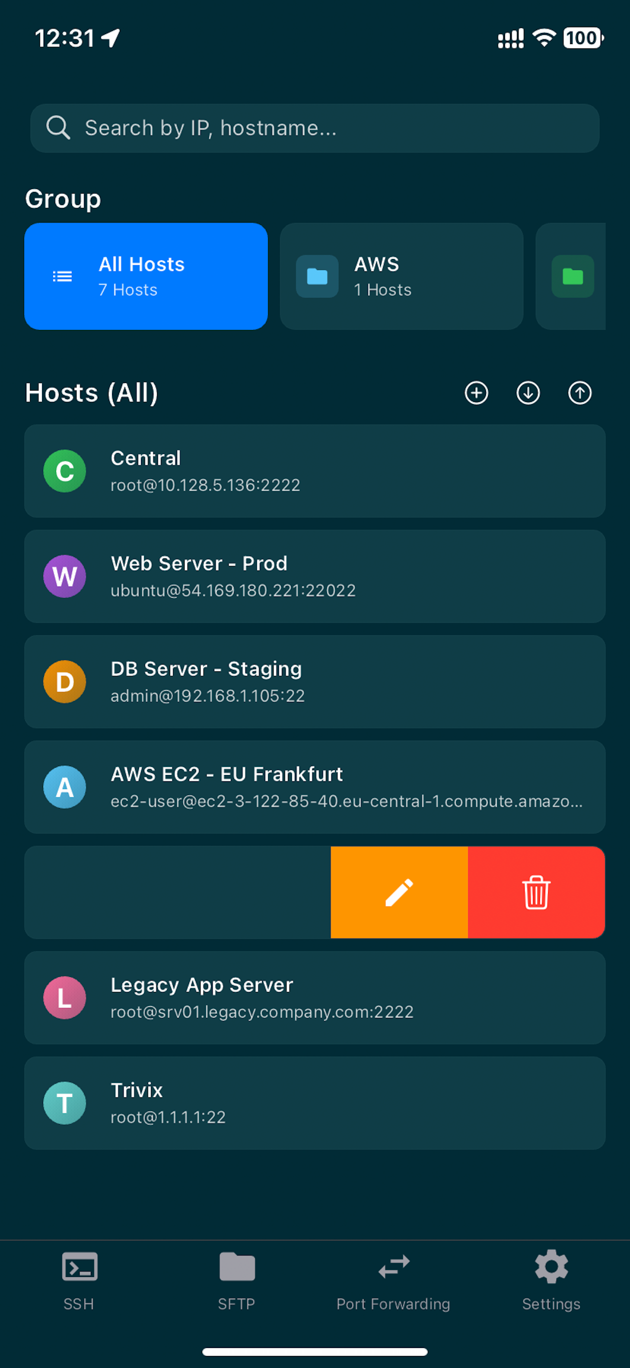 NaviTerm - SSH,SFTP,Tunnels
