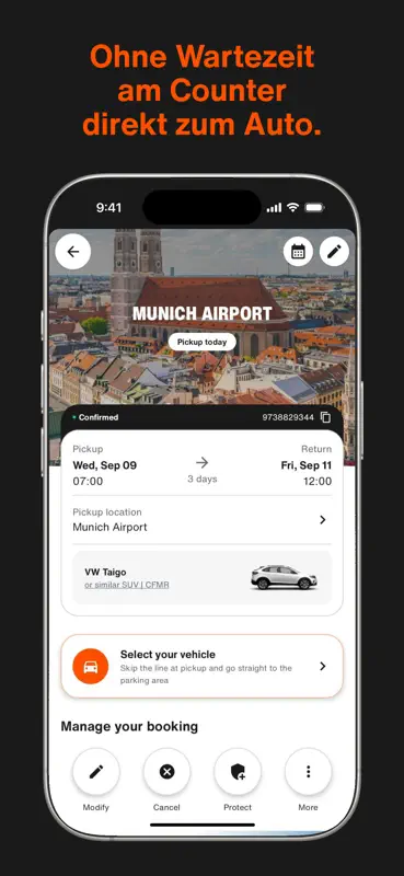 SIXT rent, share, ride & plus screenshot 3 of 8
