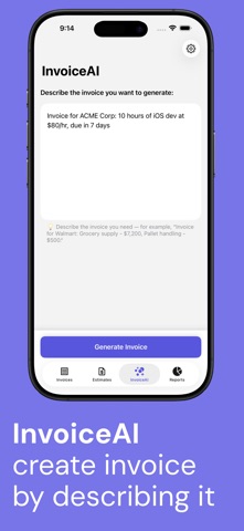 Estimate & Invoice Maker App screenshot