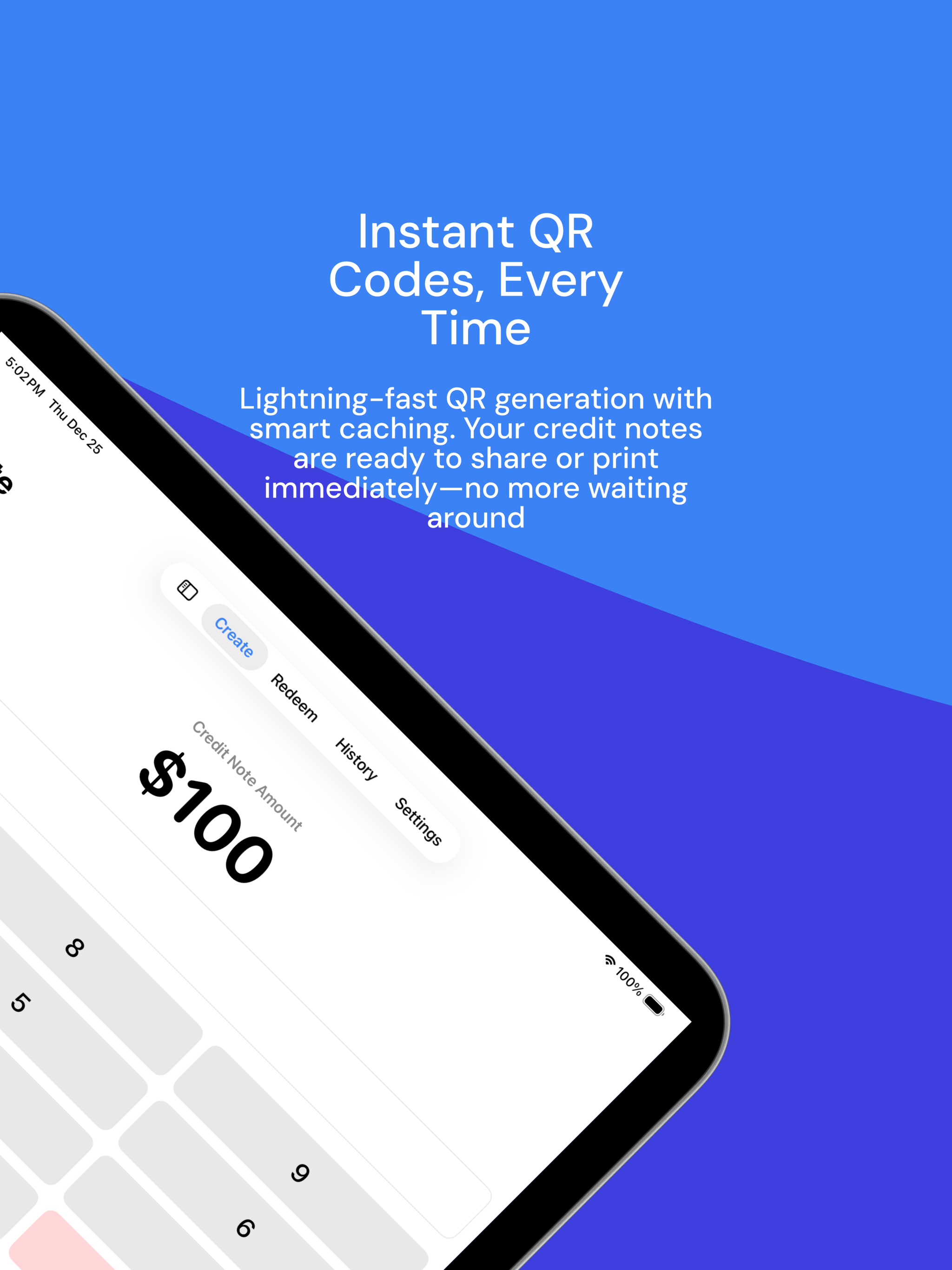 QR Credit Note