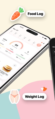 Eatmoji: Cute Calorie Tracker iPhone screenshot