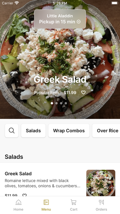 Little Aladdin iPhone screenshot 2 - Food & Drink app
