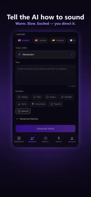 ProsodyAI: AI Voice & Video screenshot 1