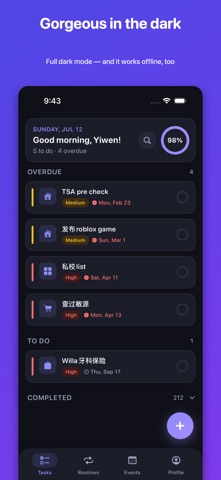Todobook: Family & Couple Todo screenshot