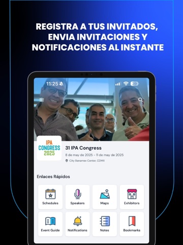 OnEvent iPad screenshot