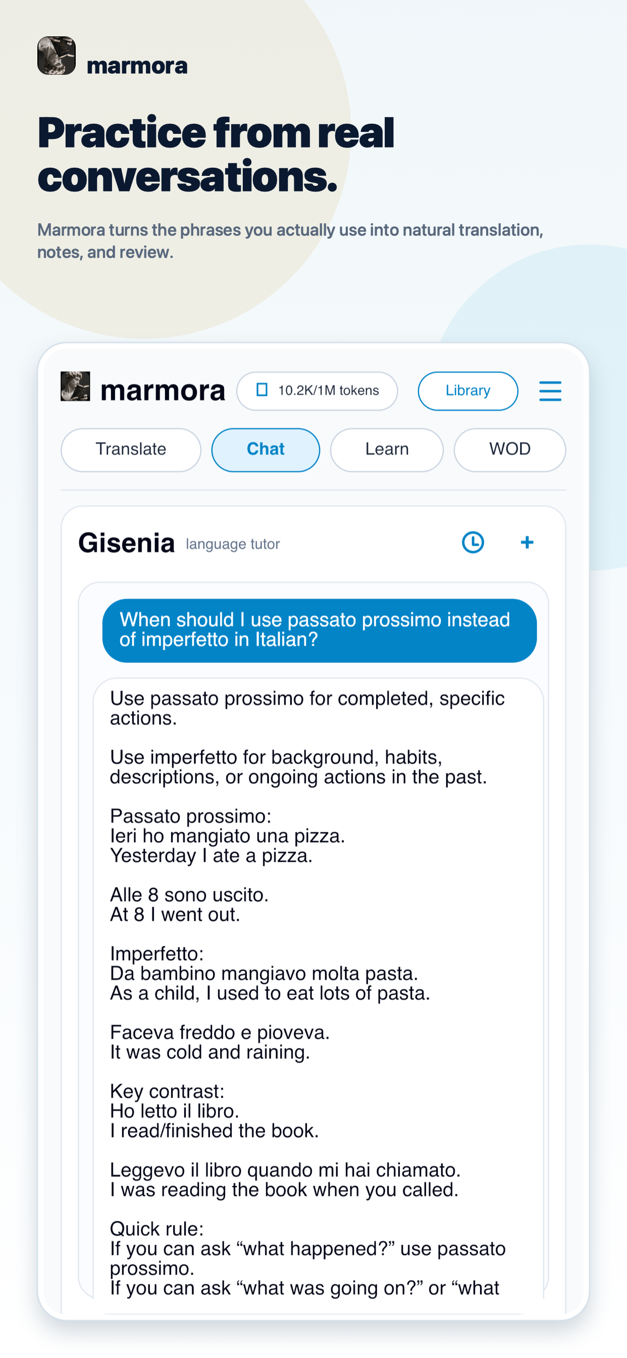 Marmora: AI Language Tutor screenshot 4
