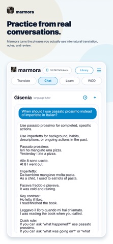 Marmora: AI Language Tutor Screenshot 4 of 5