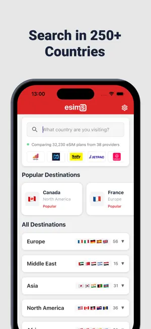 eSIMs — Compare data eSIMs screenshot 1