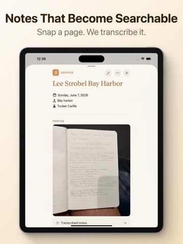 Church Recap iPad screenshot