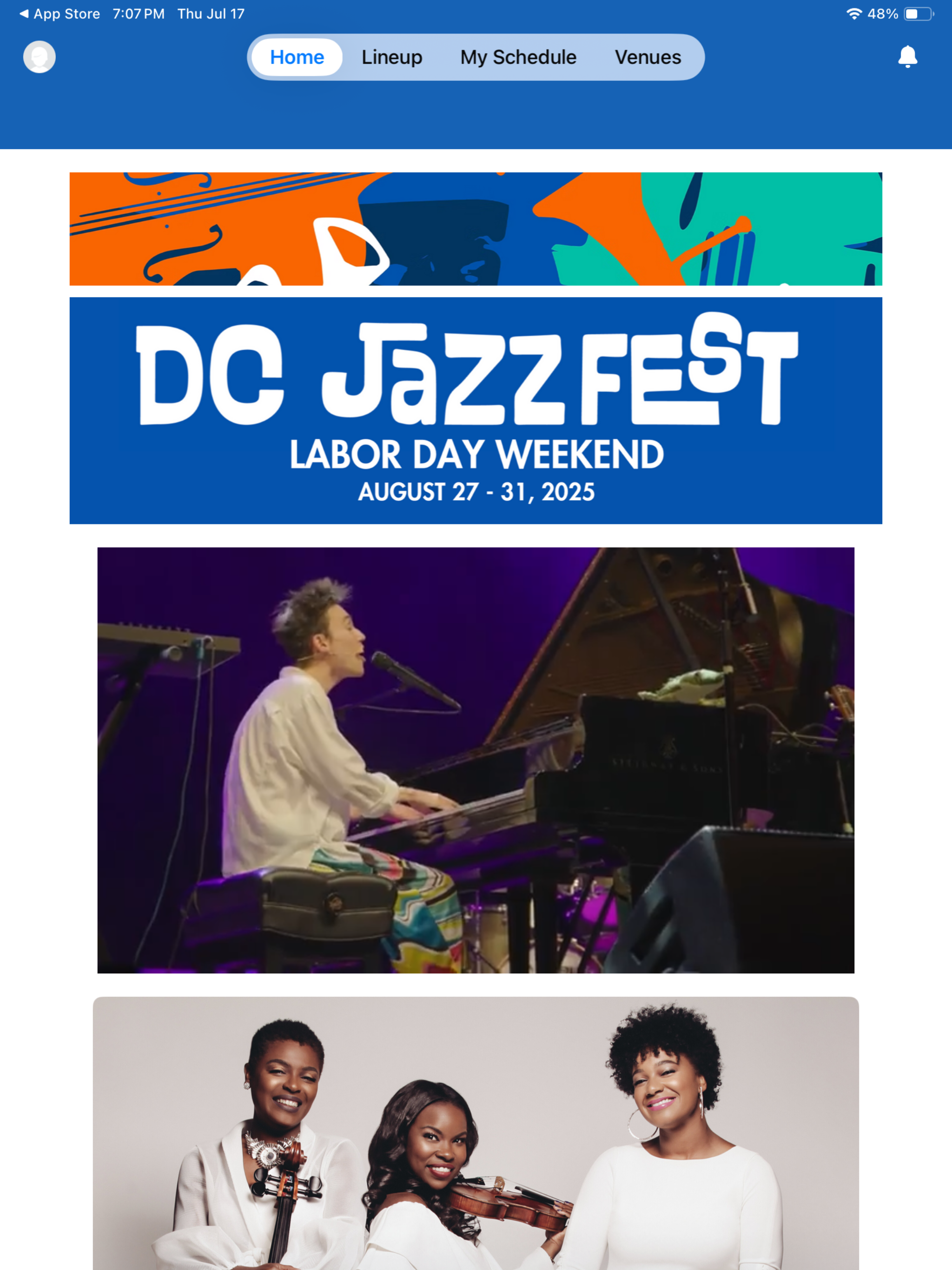 DC JazzFest Official App screenshot 4