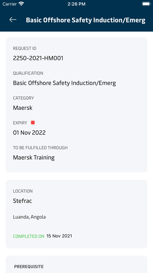 #6. Maersk Training TMS (iOS) 由: A.P. MOLLER - MAERSK