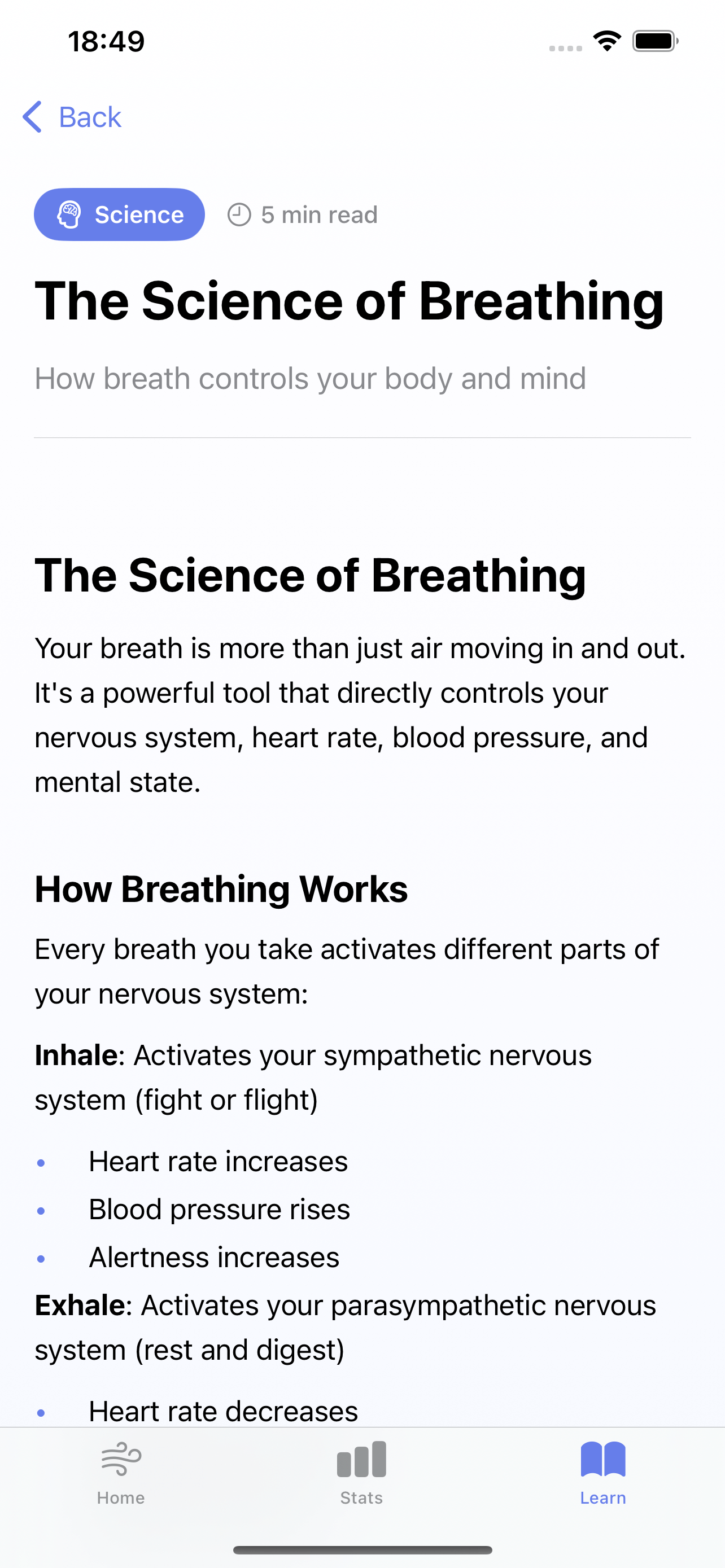 Breathe Plus App