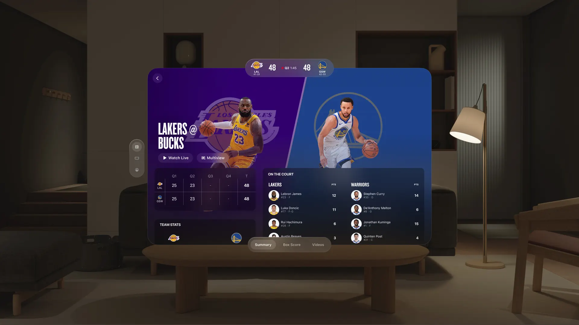 NBA: Live Games & Scores screenshot 2