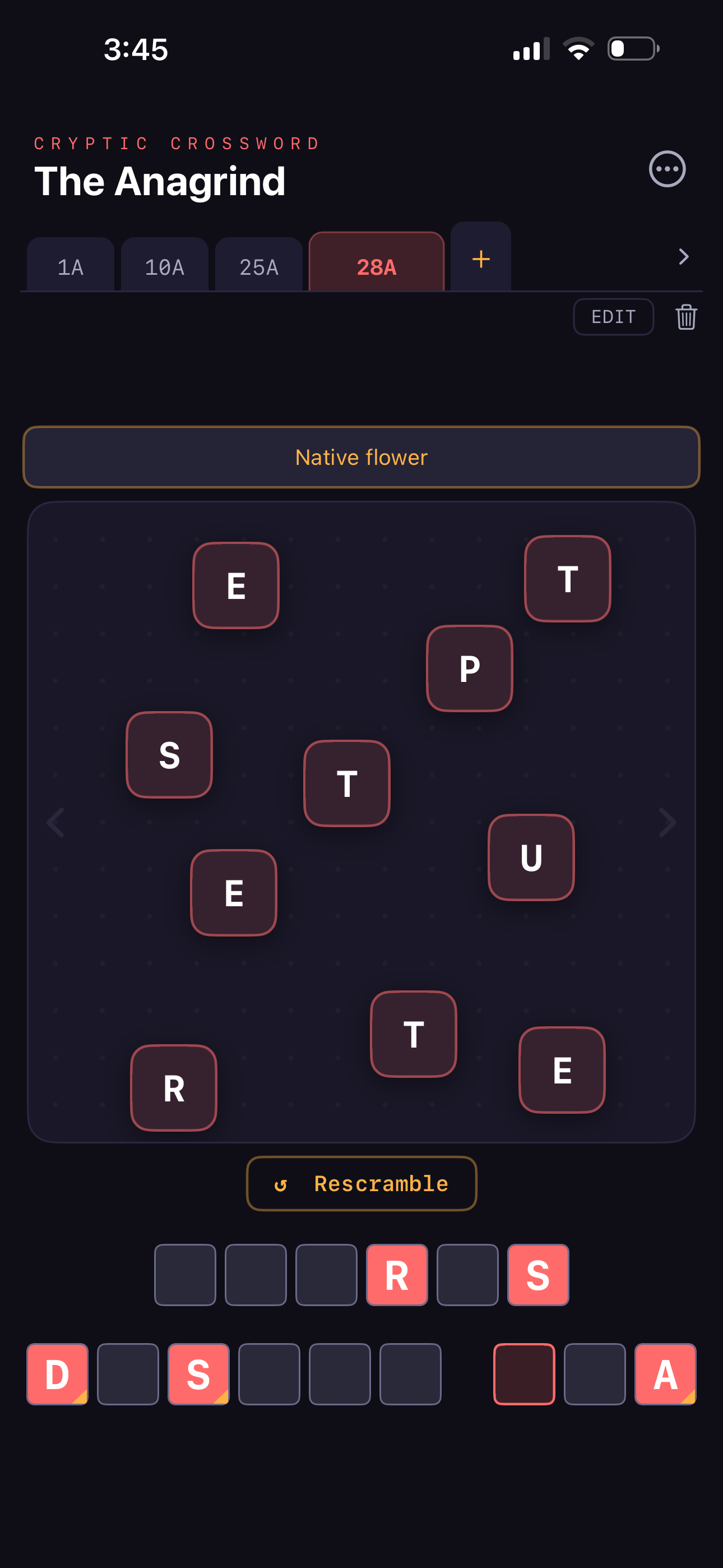 The Anagrind: Anagram Helper screenshot 3