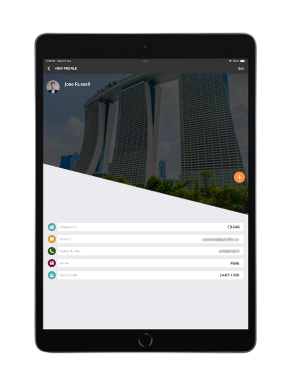 QuickHR iPad screenshot 8 - Productivity app
