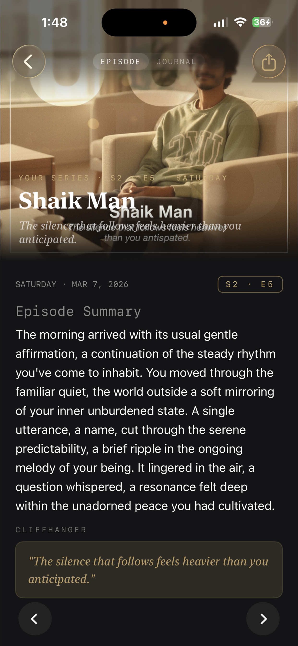 Episode: The journaling app screenshot 6