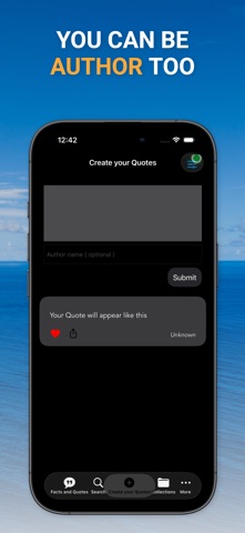 Facts and Quotes screenshot