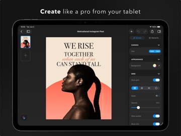 Pixara: AI Design & Docs iPad screenshot