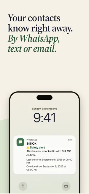 Still OK: Daily Check-In screenshot 2