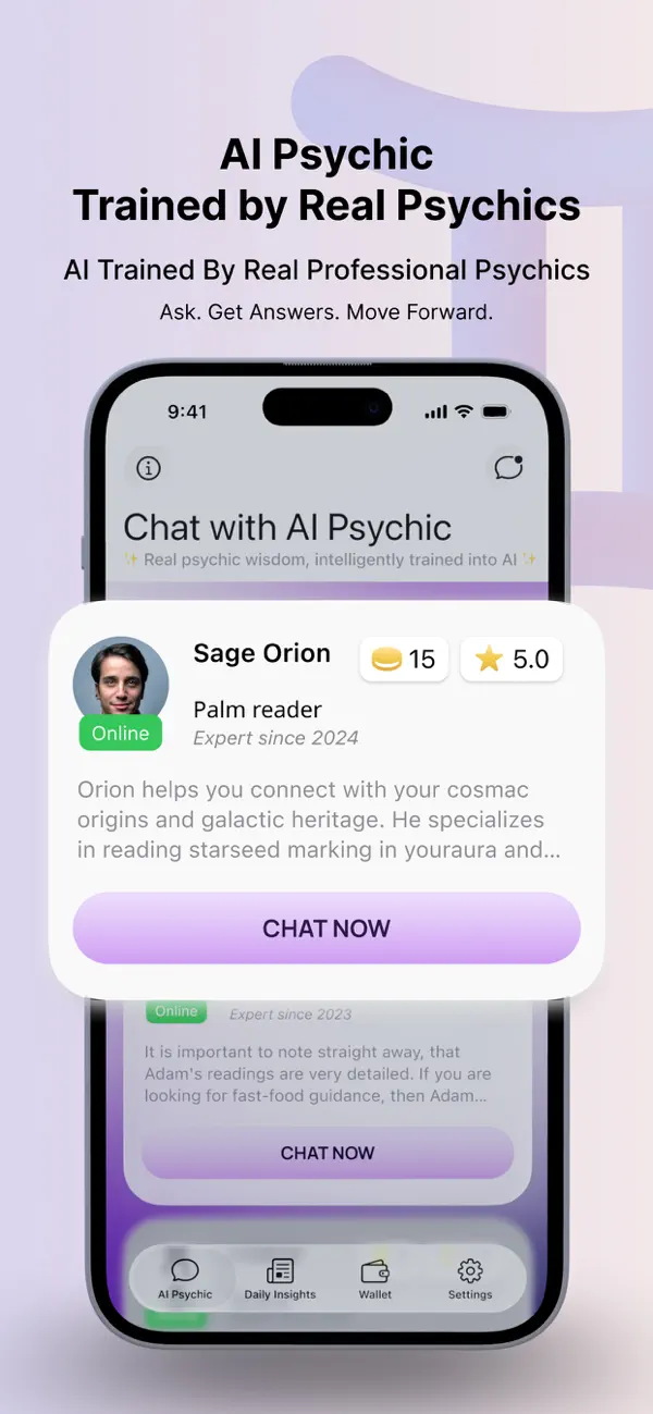 Screenshot #1 pour Love Psychic Reading Chat