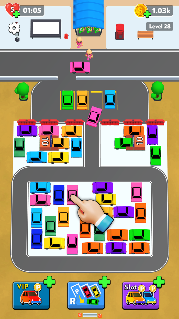 Parking Match Them All Puzzle