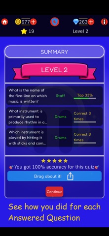 Quizia: General Knowledge Quiz Screenshot 9 of 10