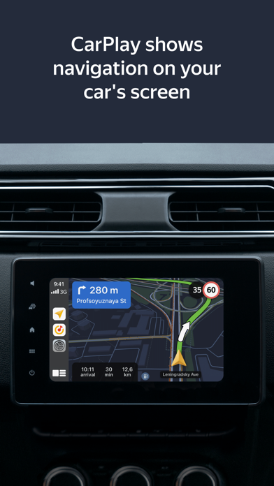 Screenshot #3 pour Yandex Navi – navigation, maps