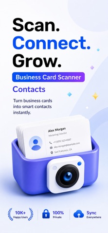 Business Card Scanner Contacts screenshot