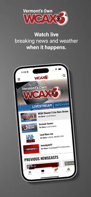 WCAX Channel 3 News: VT-NY-NH screenshot 2