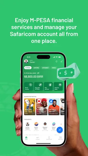M-PESA Safaricom Ethiopia screenshot 1