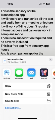Sensory Scribe Screenshot 9 of 9