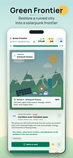 Eco-Tycoon: Green Frontier screenshot 1