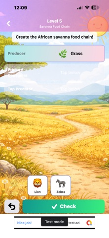 Food Chain Adventure iPhone screenshot