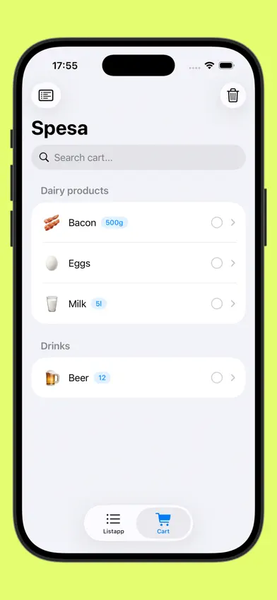 Listapp screenshot 4